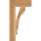 Ekena Millwork Merced Block Rough Sawn Bracket, Western Red Cedar, 4"W x 14"D x 26"H BKT04X14X26MRC05RWR - alternate 4